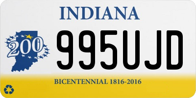 IN license plate 995UJD