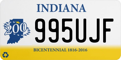 IN license plate 995UJF