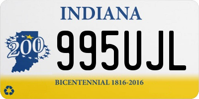 IN license plate 995UJL