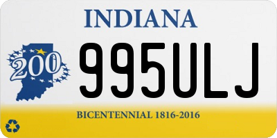 IN license plate 995ULJ