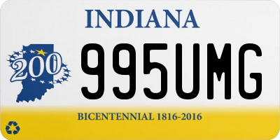 IN license plate 995UMG