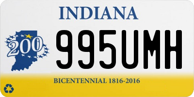 IN license plate 995UMH