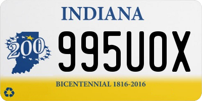 IN license plate 995UOX