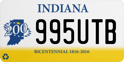 IN license plate 995UTB