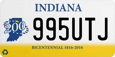 IN license plate 995UTJ