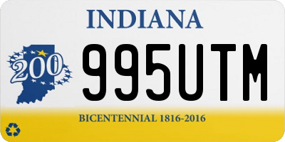 IN license plate 995UTM