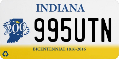 IN license plate 995UTN