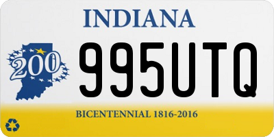 IN license plate 995UTQ