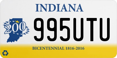 IN license plate 995UTU