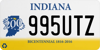 IN license plate 995UTZ