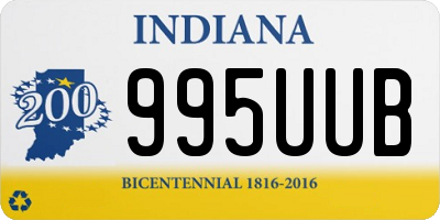 IN license plate 995UUB