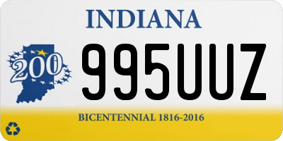 IN license plate 995UUZ