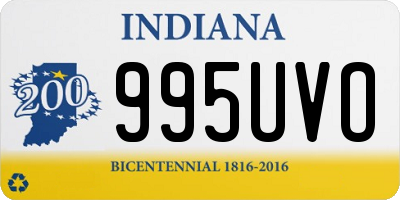 IN license plate 995UVO