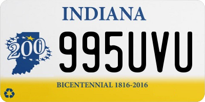 IN license plate 995UVU