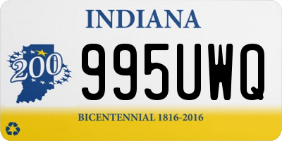 IN license plate 995UWQ