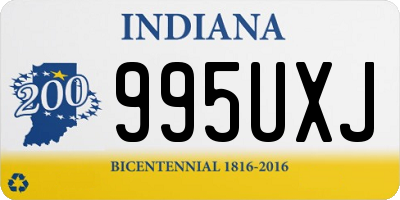 IN license plate 995UXJ