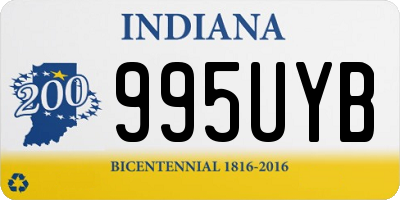 IN license plate 995UYB