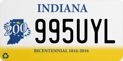 IN license plate 995UYL