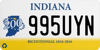 IN license plate 995UYN