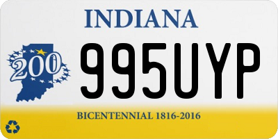 IN license plate 995UYP