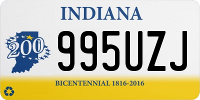 IN license plate 995UZJ