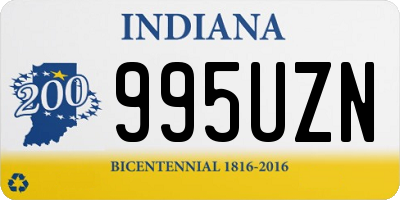 IN license plate 995UZN