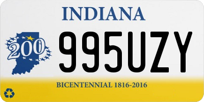 IN license plate 995UZY