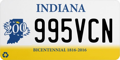 IN license plate 995VCN