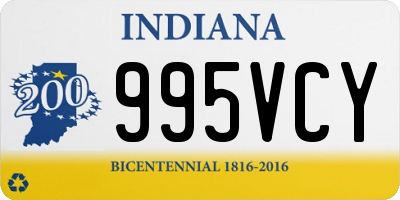 IN license plate 995VCY