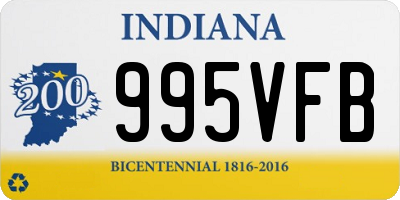 IN license plate 995VFB