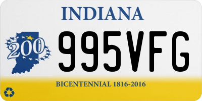 IN license plate 995VFG