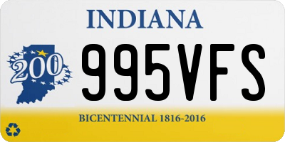 IN license plate 995VFS