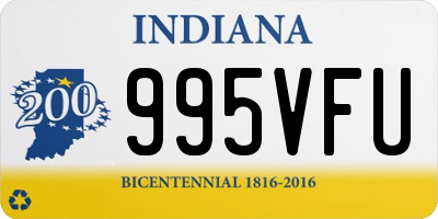 IN license plate 995VFU