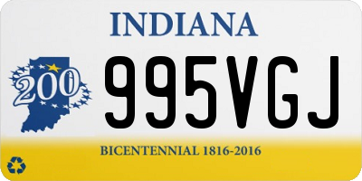 IN license plate 995VGJ