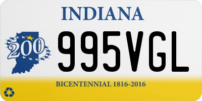 IN license plate 995VGL