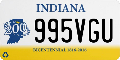 IN license plate 995VGU