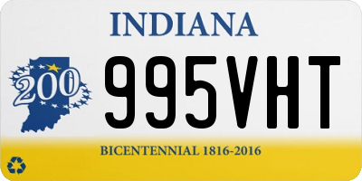 IN license plate 995VHT