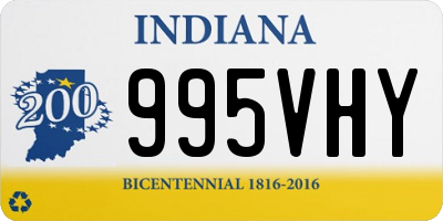 IN license plate 995VHY