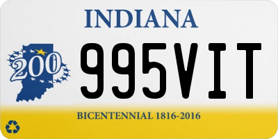 IN license plate 995VIT