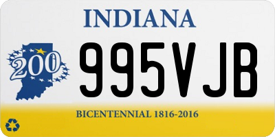 IN license plate 995VJB