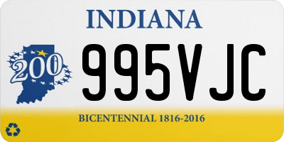 IN license plate 995VJC