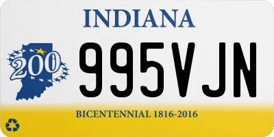 IN license plate 995VJN