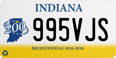 IN license plate 995VJS