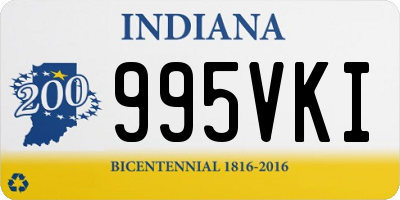 IN license plate 995VKI