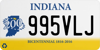 IN license plate 995VLJ