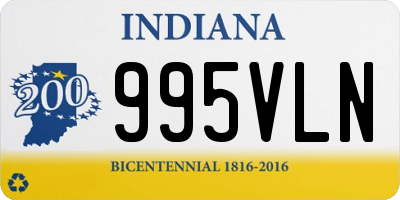 IN license plate 995VLN