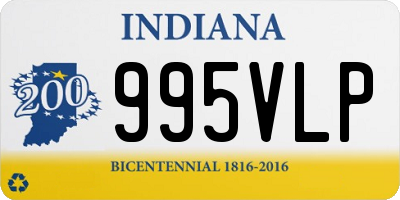 IN license plate 995VLP