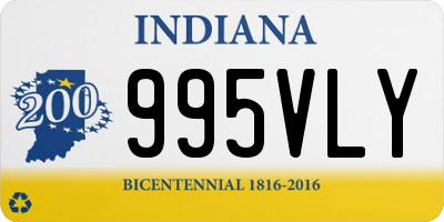 IN license plate 995VLY