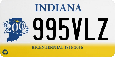 IN license plate 995VLZ