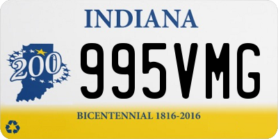 IN license plate 995VMG